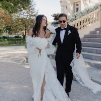 Maquillage et coiffure pour une mariée en Provence France